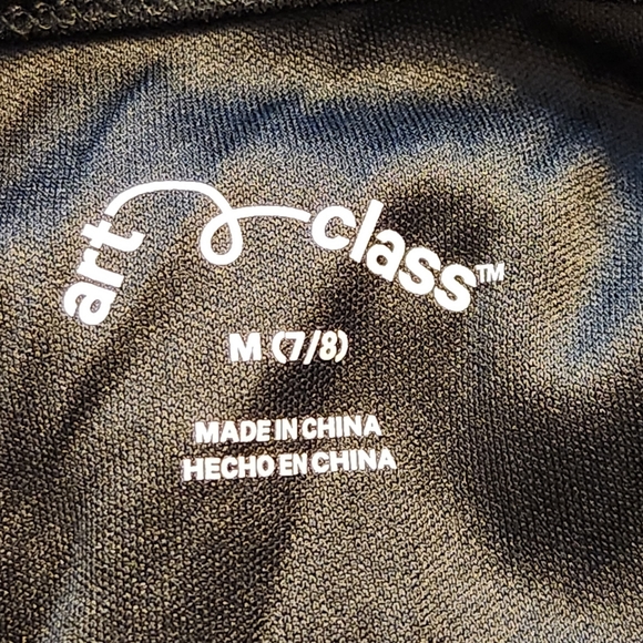 Art Class Black Sheer Layered Embroidered Floral Dress | Girls Size M 7/8 - Picture 8 of 10